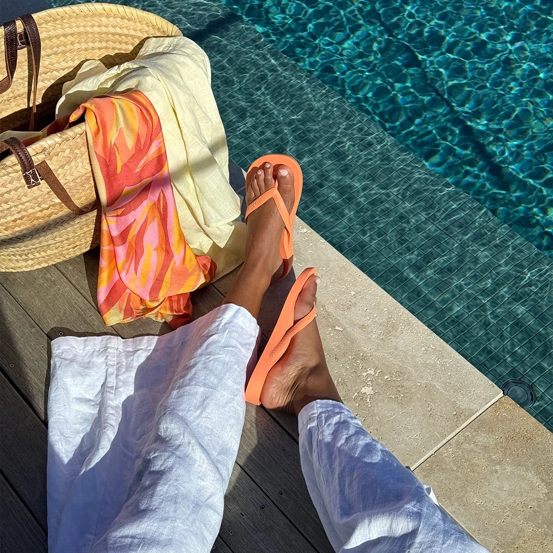 Arch Support Flip Flops - Classic - Peach