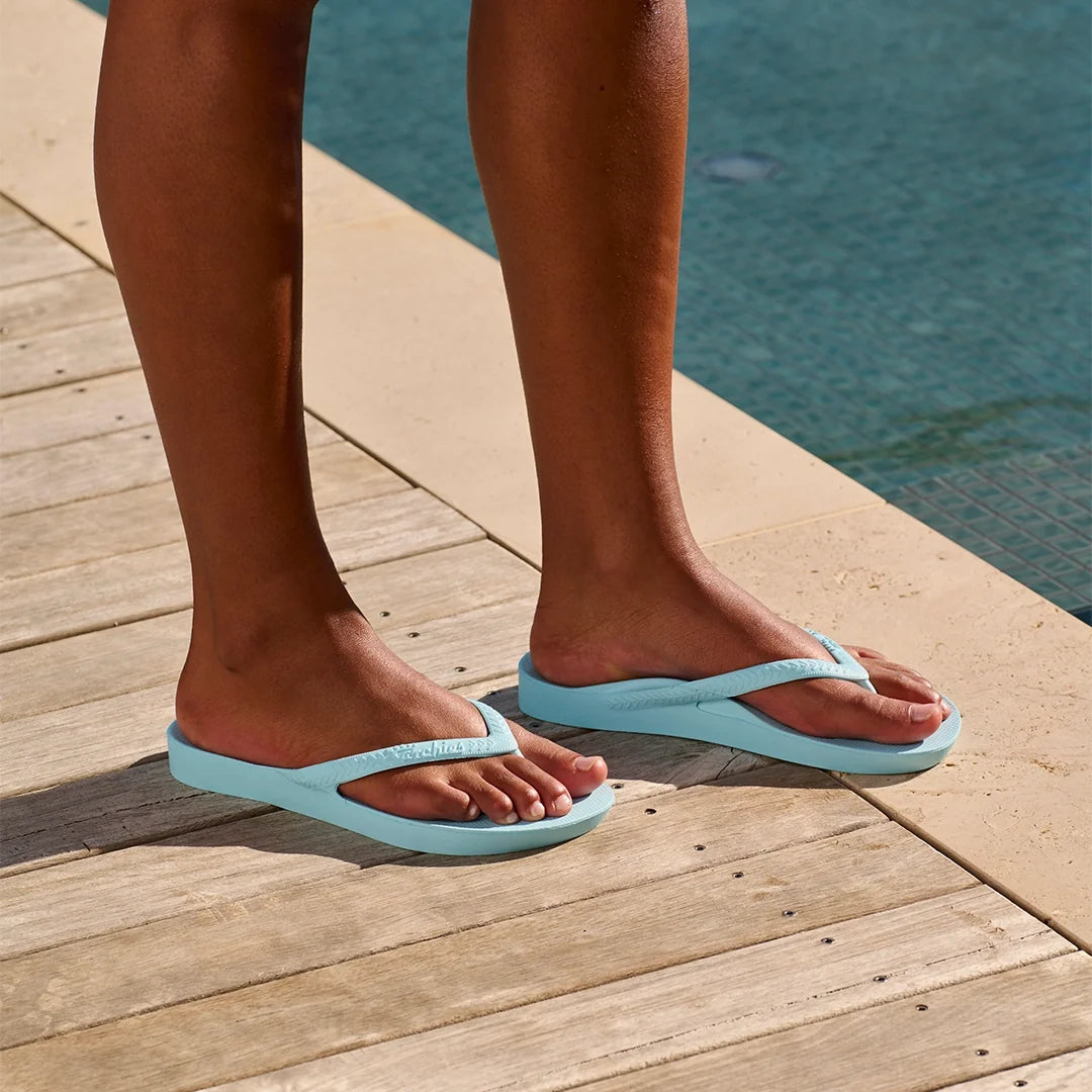 Arch Support Flip Flops - Classic - Sky Blue